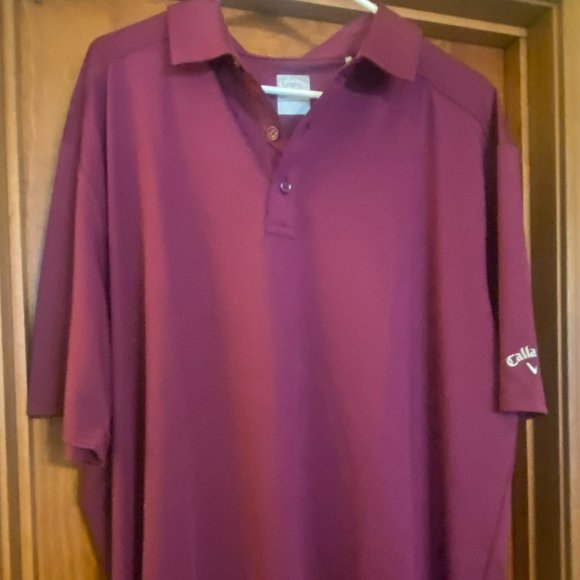Callaway Shirts Maroon Callaway Mens Golf Shirt Xl Poshmark